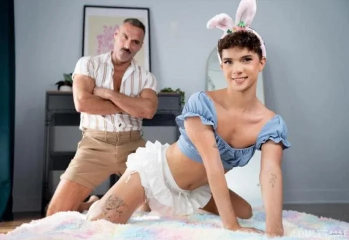 [FemBoyIsh.net / AdultTime.com] Bunny Femboy's BF Goes Down His Rabbit Hole [FullHD 1080p] 972.9 MB