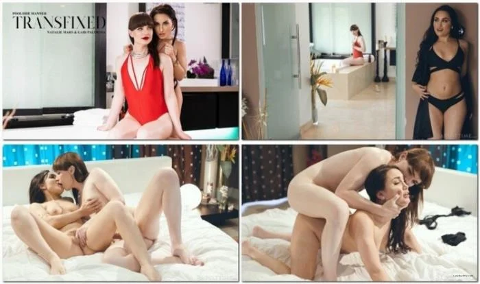 Online  Natalie Mars & Gabi Paltrova - Poolside Manner [HD 720p] 736.5 MB Transsex ladyboyonly.com