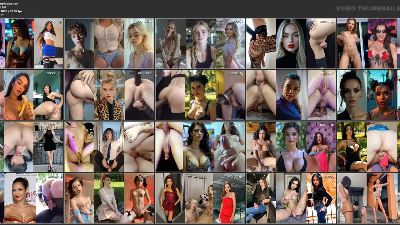 Big-Dick TS Compilation Set To Music For Fast Thrills